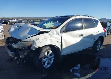 2009 Nissan Murano Sl z USA, uszkodzony, nr VIN JN8AZ18U89W100501